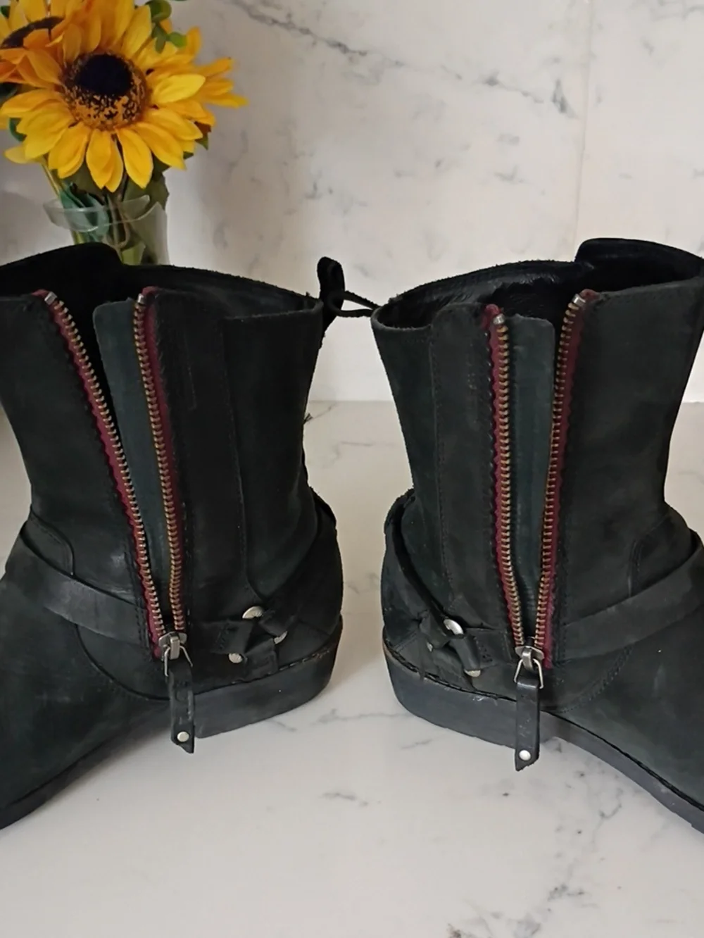 Teva Black Short Harness Boots